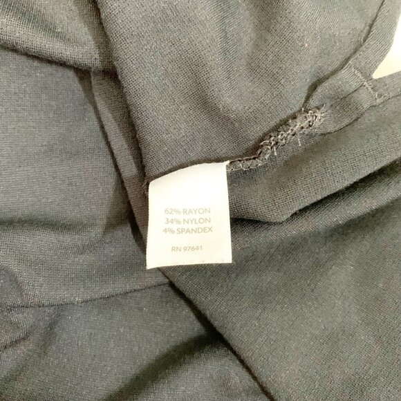 J. Jill ponte tunic black elbow sleeves‎ tunic length stretch top - Size Medium - Picture 5 of 7